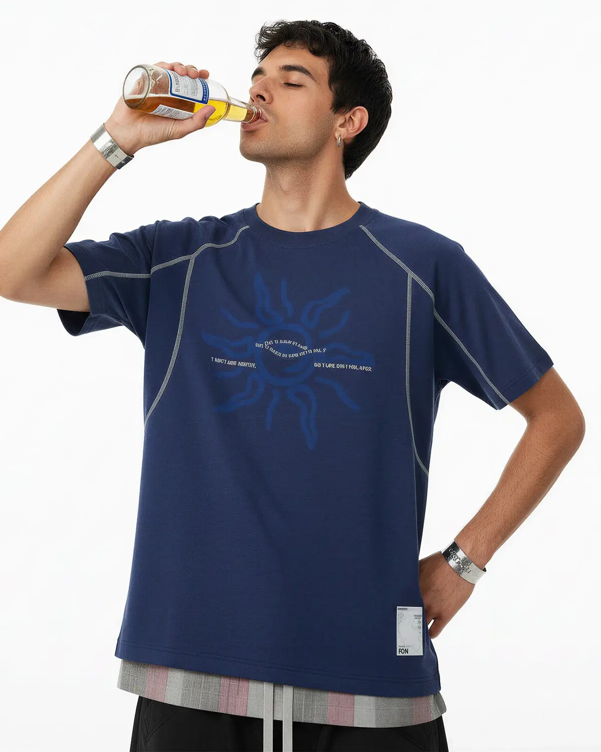 Totem Graphic Patchwork Tshirts | Inflation Streetwear - Image 7