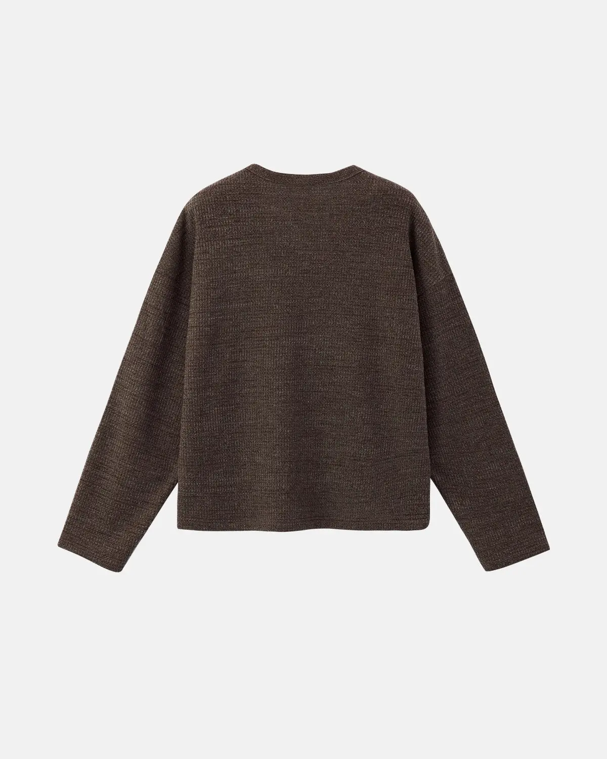 V-neck Long Sleeve Waffle Tees | Inflation Streetwear - Image 11