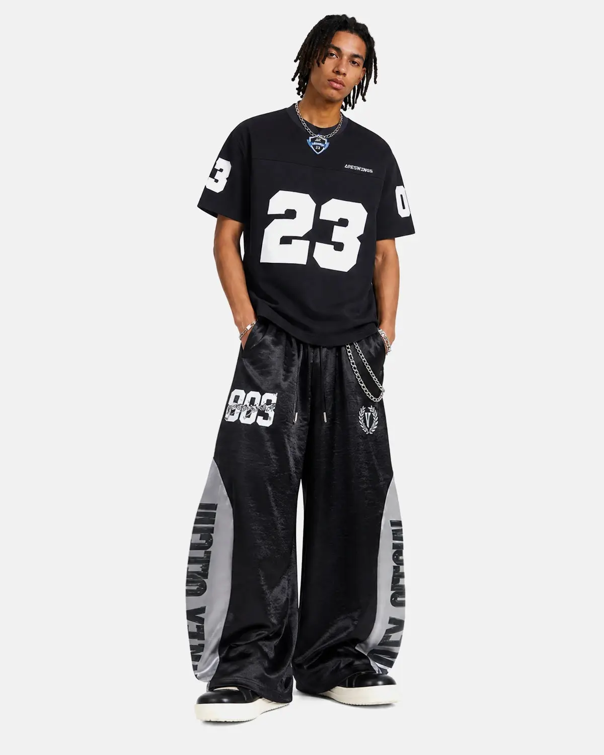 Varsity Number Applique T-Shirt | Inflation Streetwear - Image 4