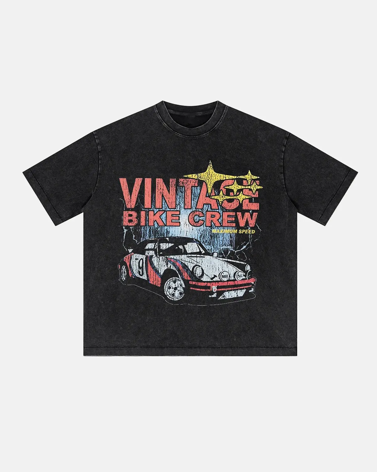 Vintage Graphic Snow Washed T-Shirt | Inflation Streetwear