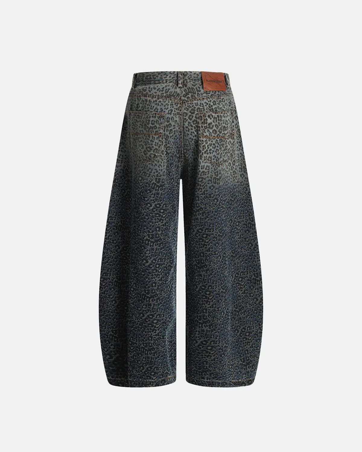 Vintage Leopard Print Barrel Jeans | Inflation Streetwear - Image 2