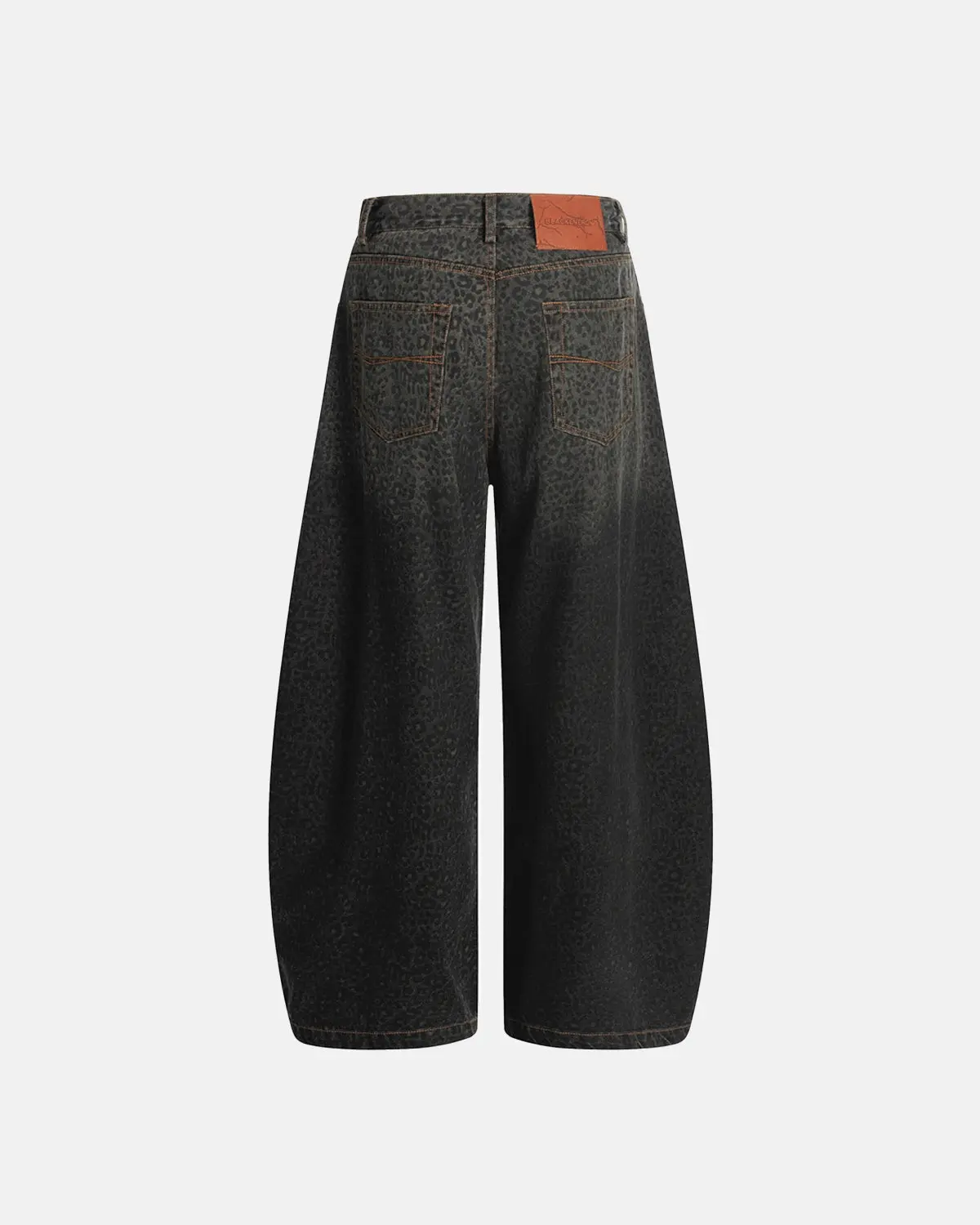 Vintage Leopard Print Barrel Jeans | Inflation Streetwear - Image 4