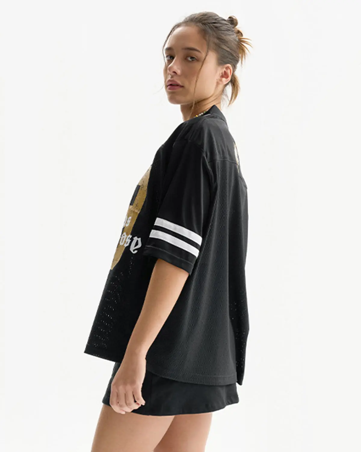 Satin Patchwork Mesh Jersey | Inflation Streetwear - Image 5