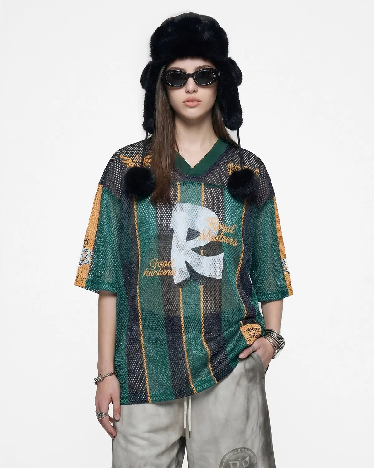 Vintage Striped Mesh Jersey | Inflation Streetwear - Image 6
