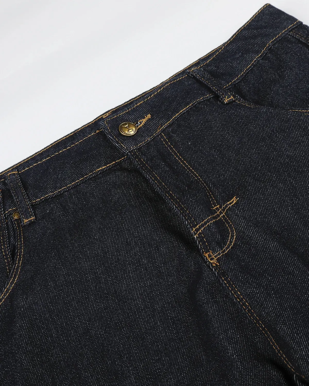 Raw Wash Barrel Jeans with Cinch Back | Inflation Streetwear - Image 7