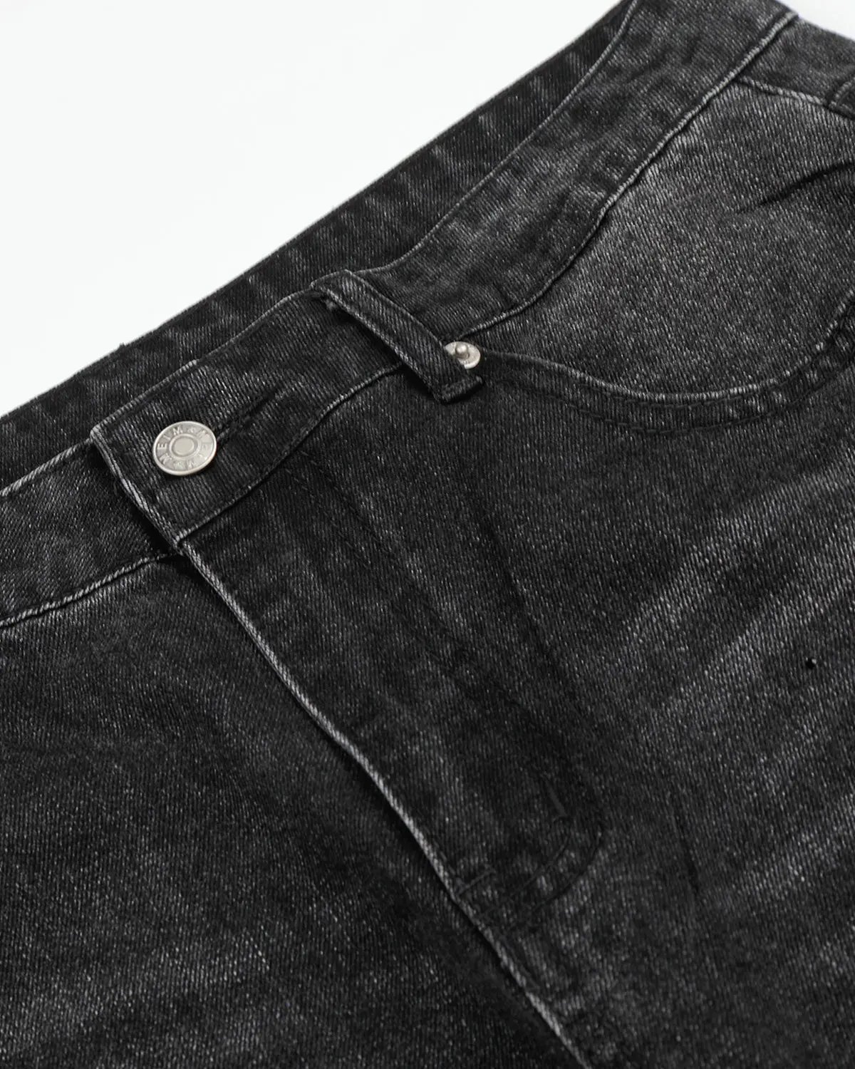 Vintage Washed Rhinestone Barrel Jeans | Inflation Streetwear - Image 7