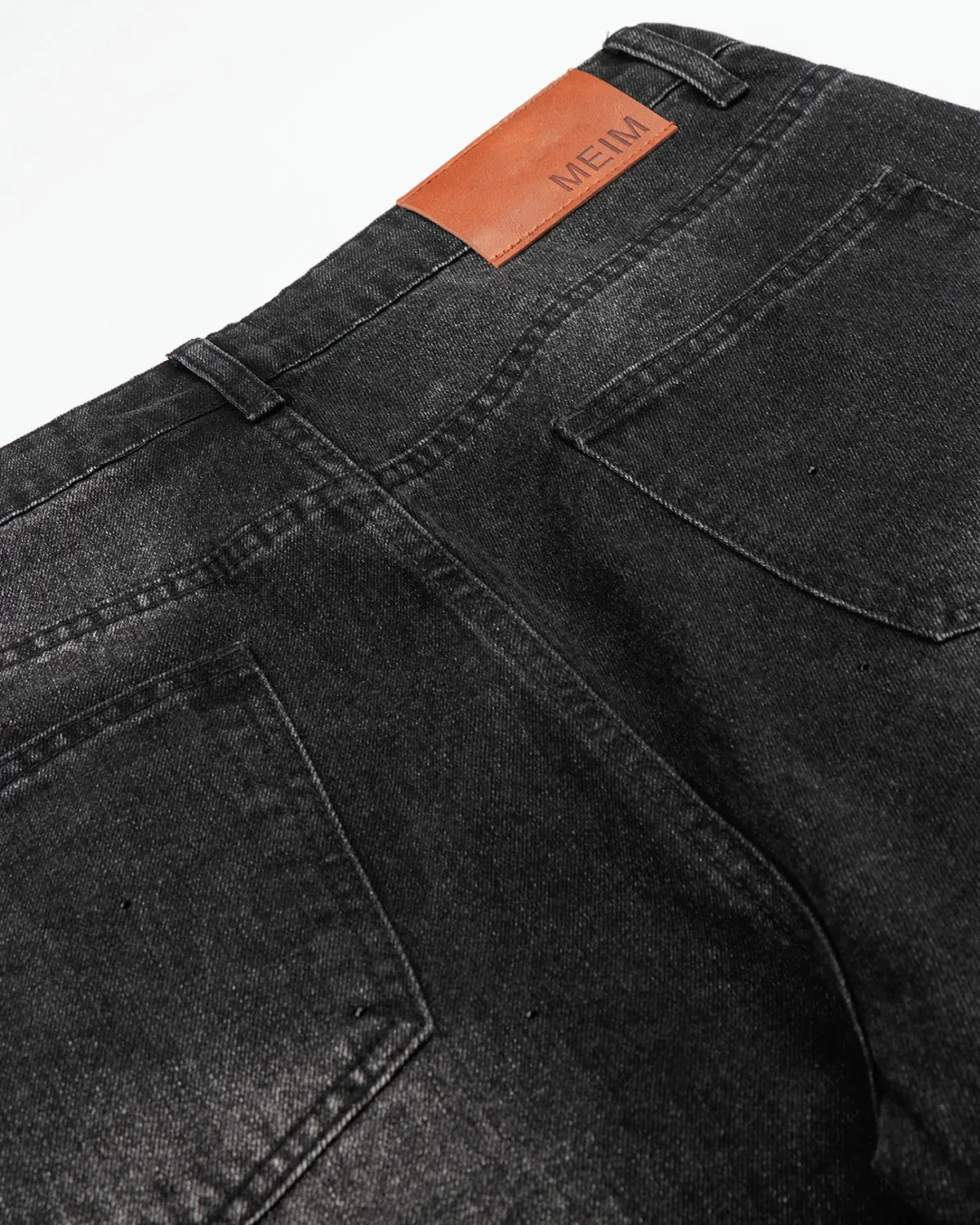 Vintage Washed Rhinestone Barrel Jeans | Inflation Streetwear - Image 9