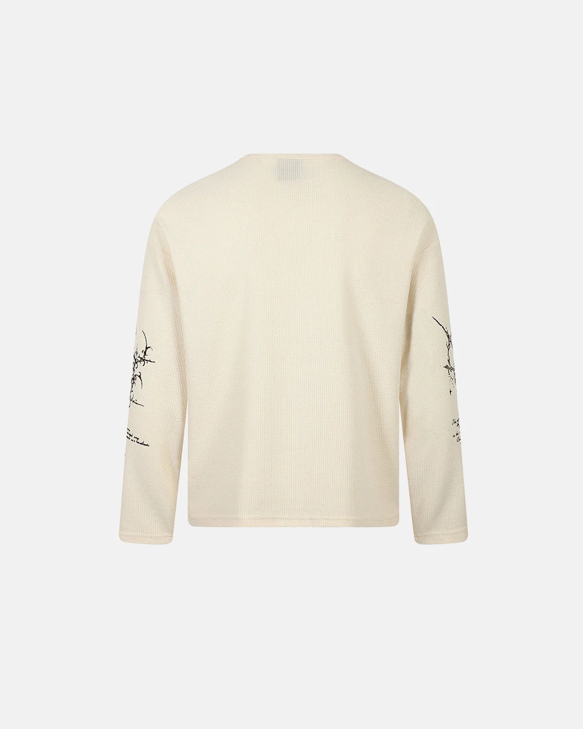 Graphic Henley Long Sleeve T-Shirt | Inflation Streetwear - Image 9