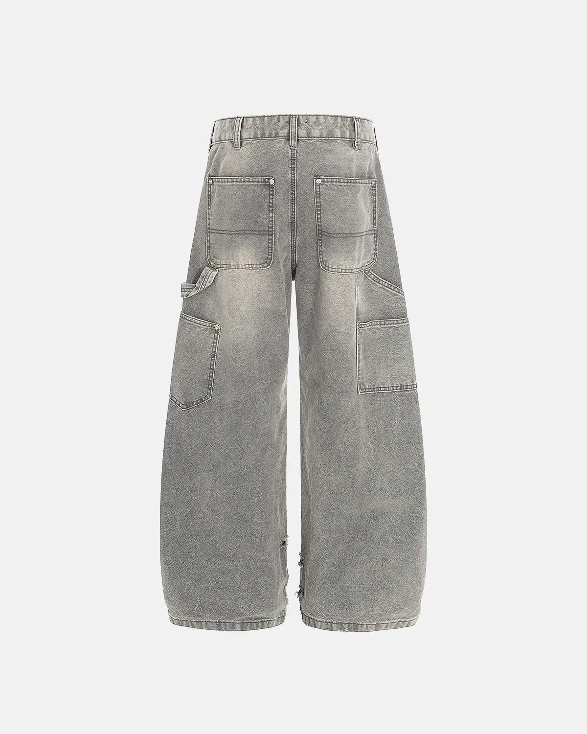 Wash Deconstructed Barrel Jeans | Inflation Streetwear - Image 6