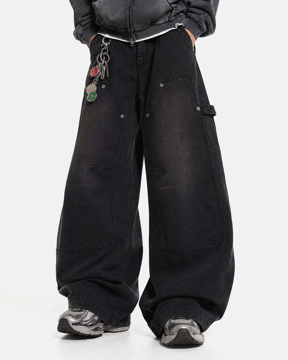 Washed Barrel Cargo Pants | Inflation Streetwear - Image 6
