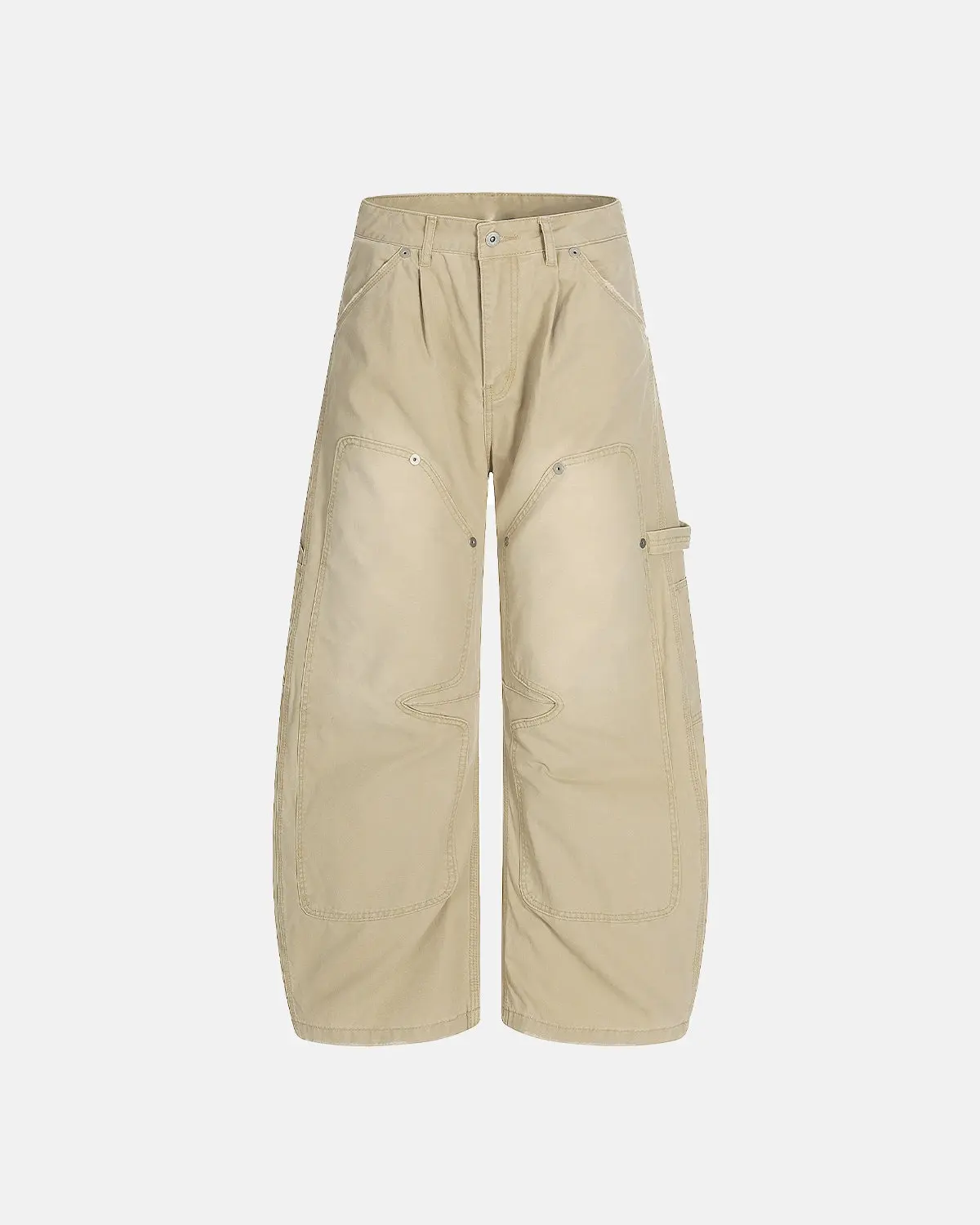 Washed Barrel Cargo Pants | Inflation Streetwear - Image 7