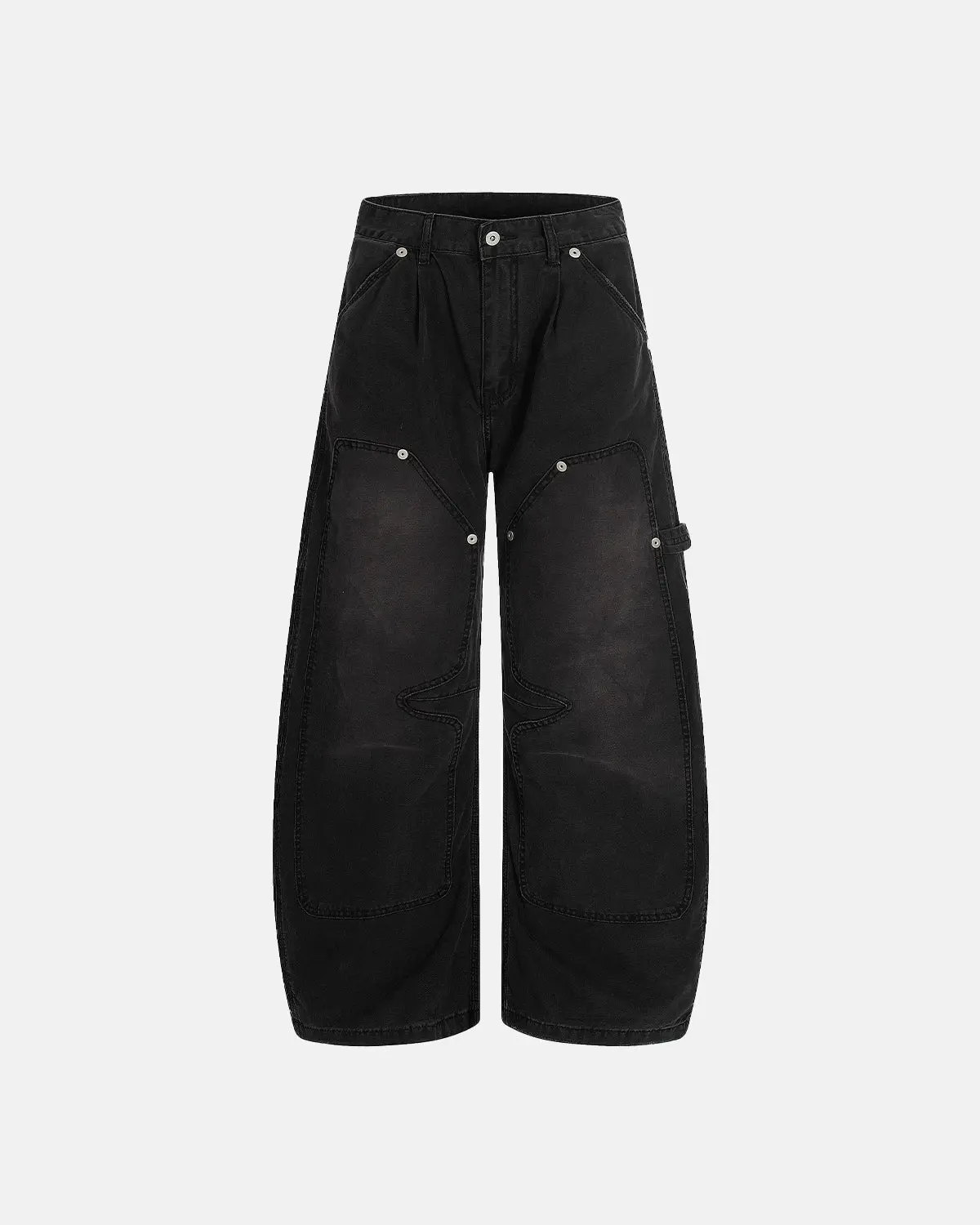 Washed Barrel Cargo Pants | Inflation Streetwear - Image 9