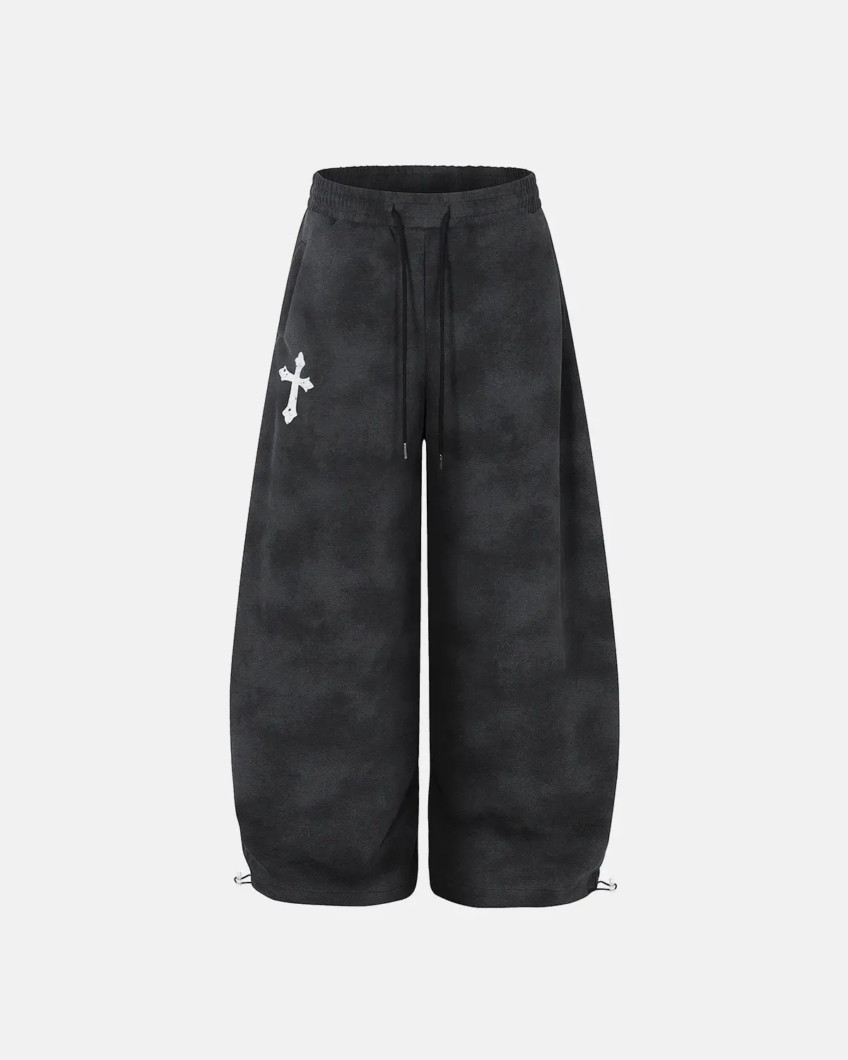 Washed Cross Barrel Sweatpants | Inflation Streetwear