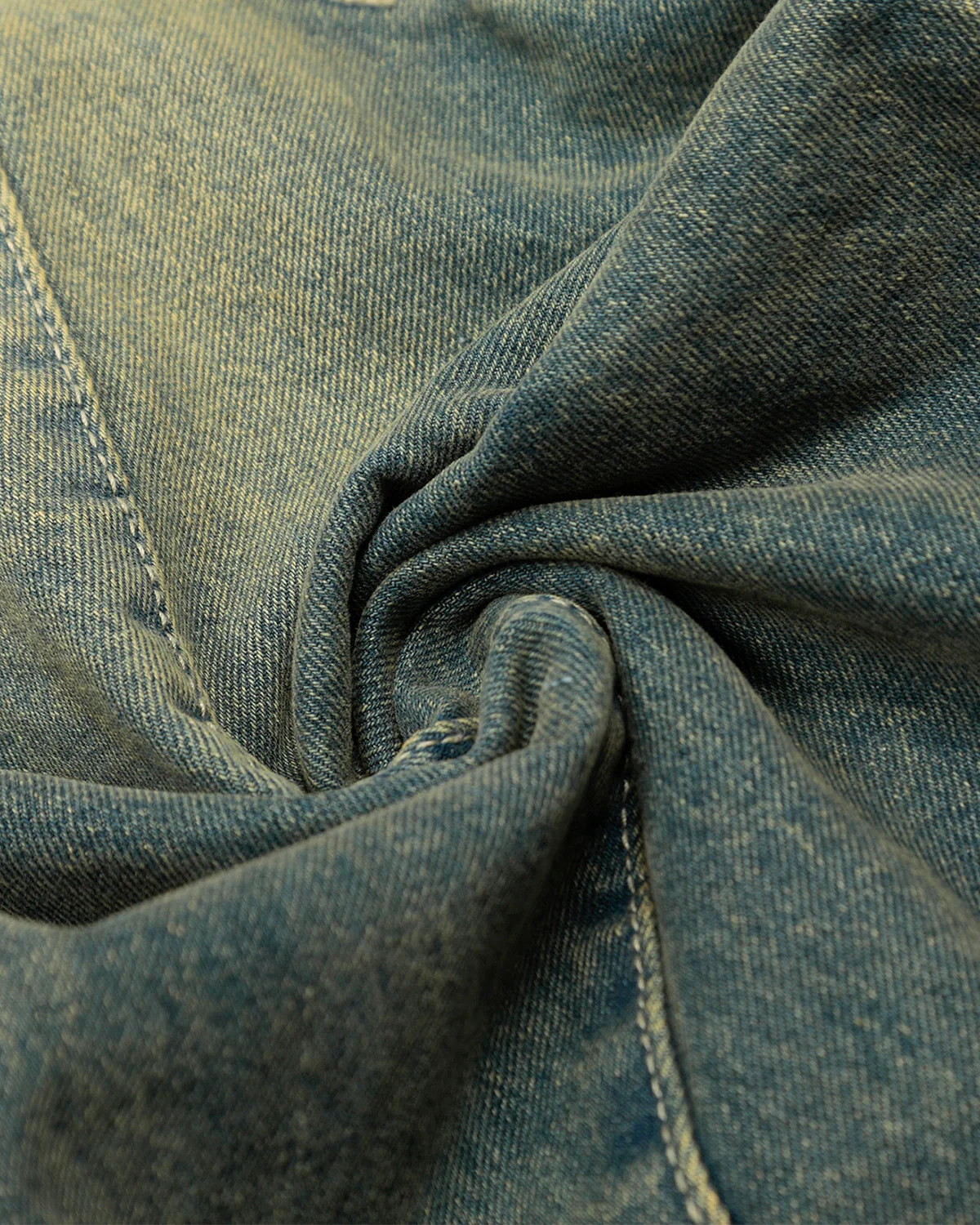 Washed Curved Seam Barrel Jeans | Inflation Streetwear - Image 13