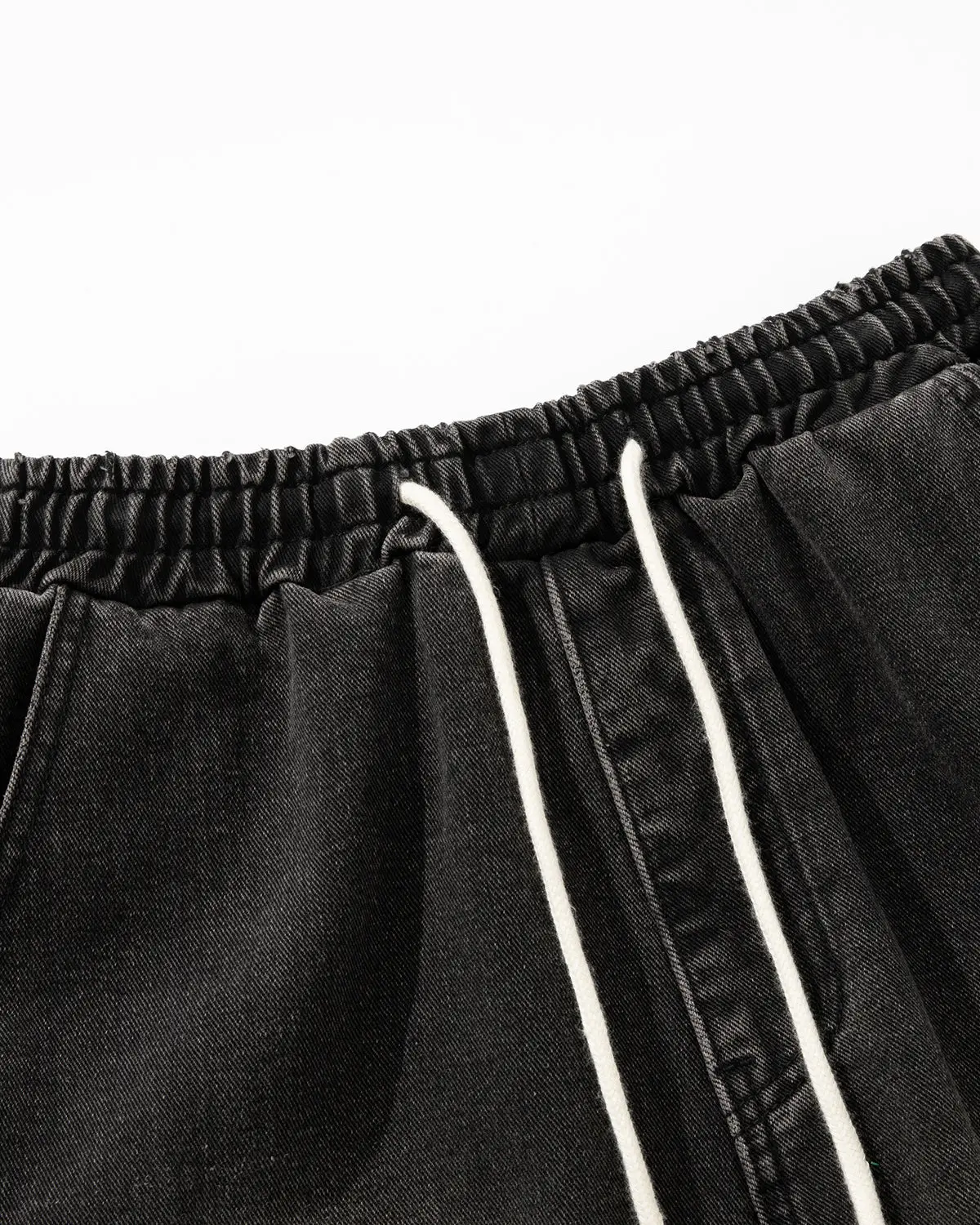 Washed Denim Cargo Shorts with Drawstring | Inflation Streetwear - Image 8