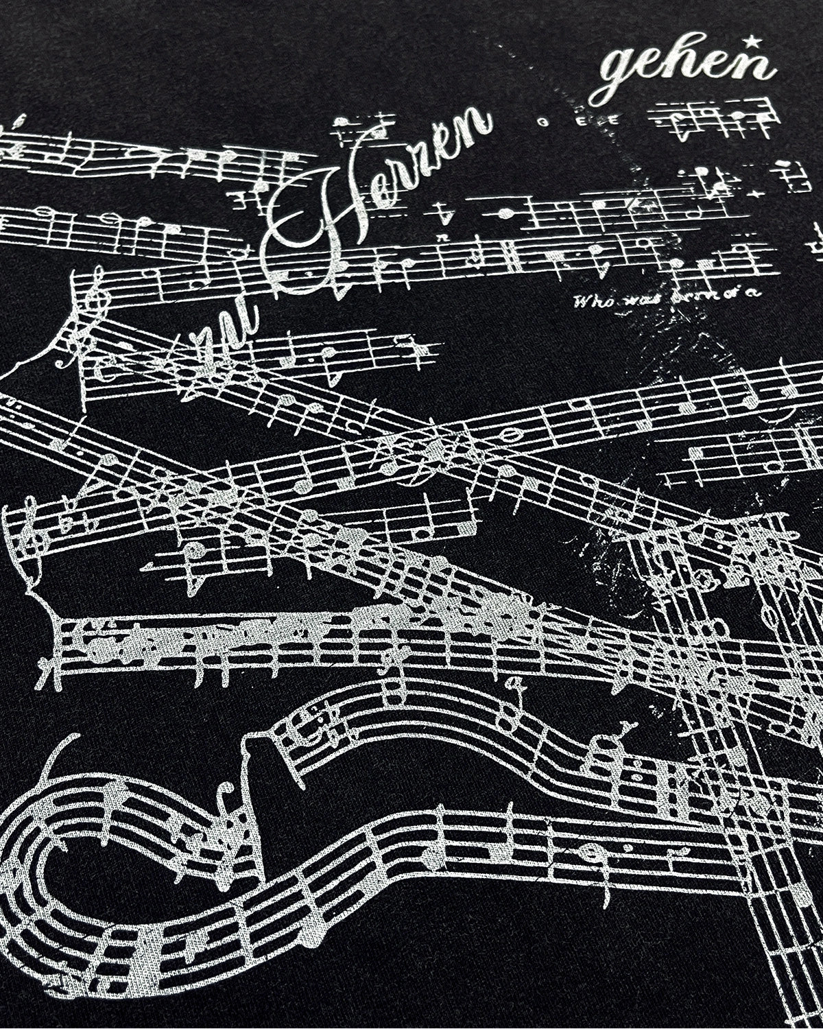 Washed Music Graphic Long Sleeve T-Shirt | Inflation Streetwear - Image 7