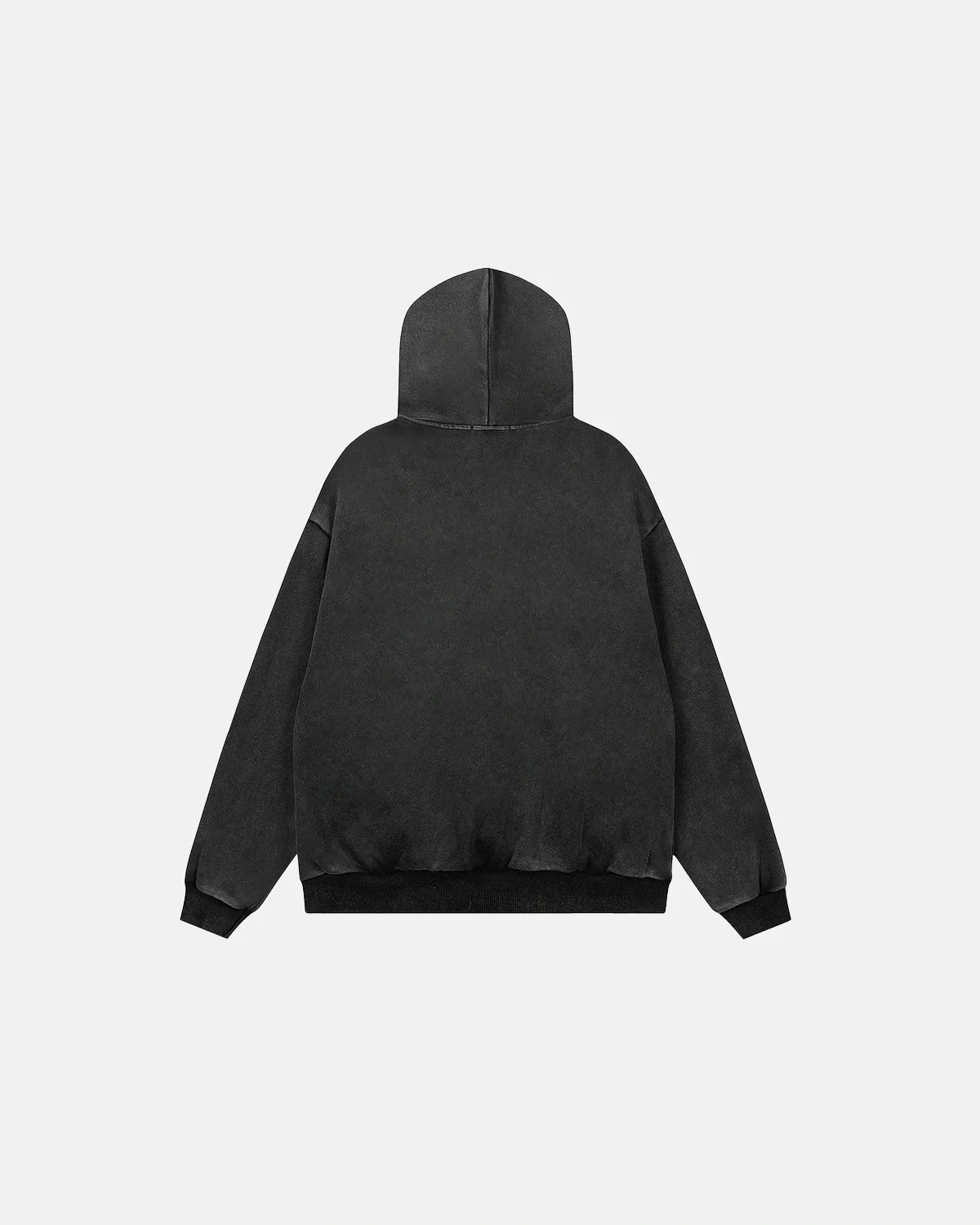 Washed Rhinestone Graphic Zip Up Hoodie | Inflation Streetwear - Image 6