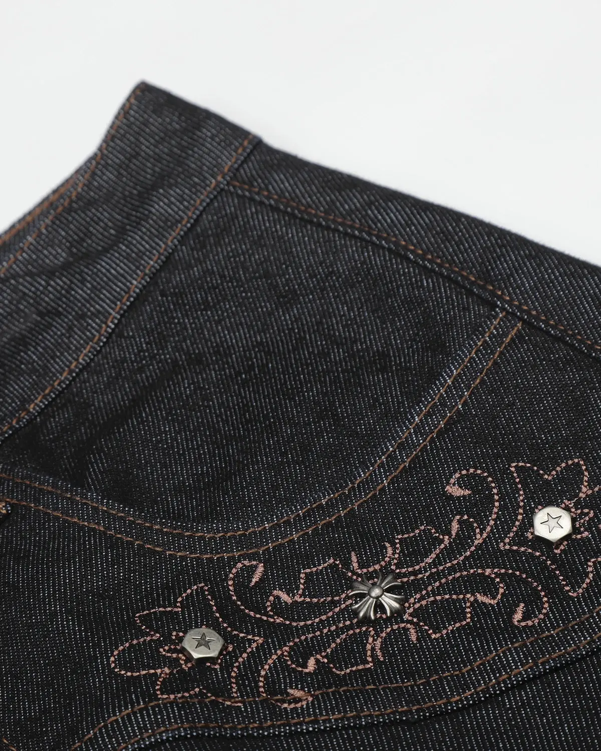 Vintage Embroidered Bootcut Jeans | Inflation Streetwear - Image 7