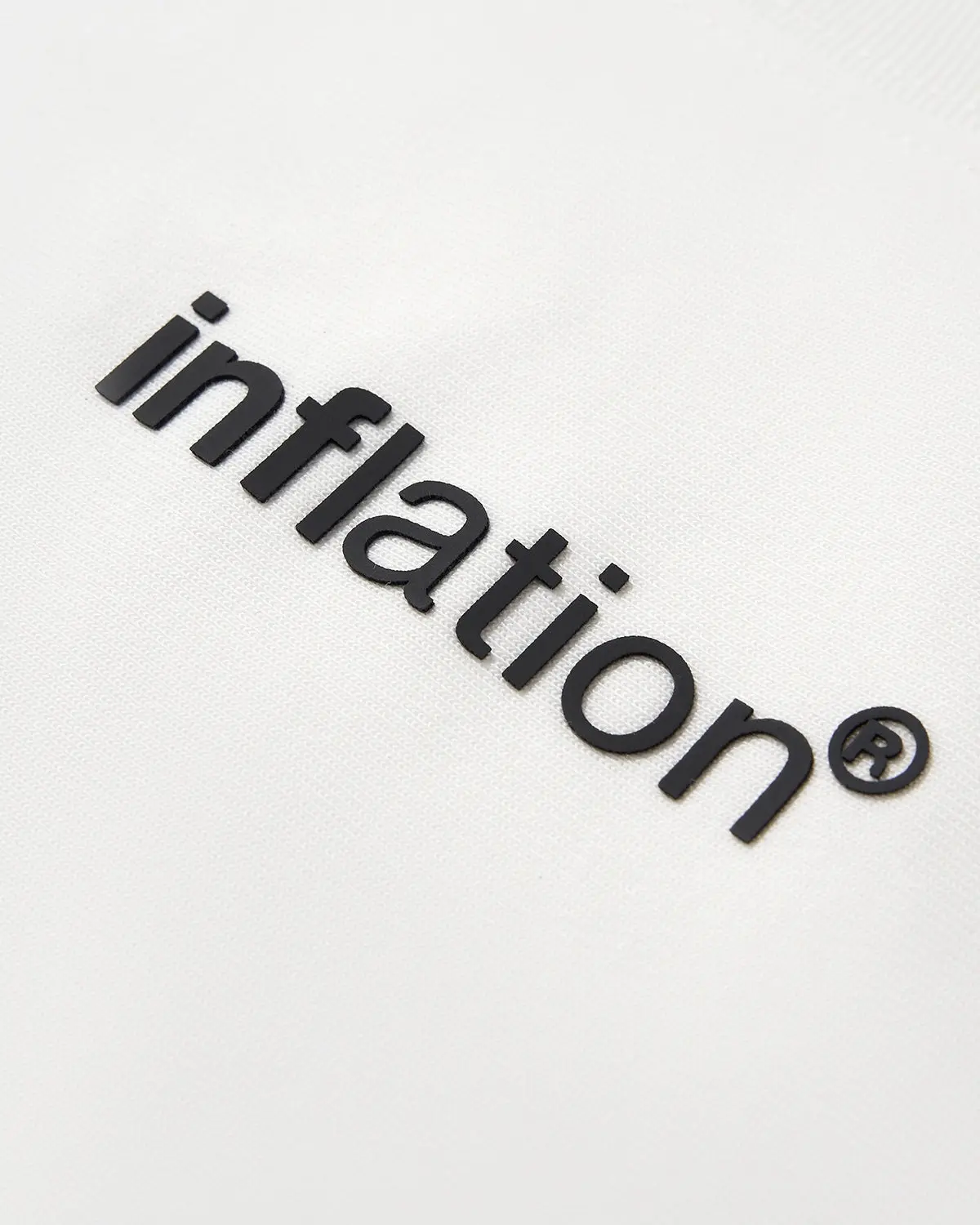 White Logo Cotton Tees | Inflation Streetwear - Image 3