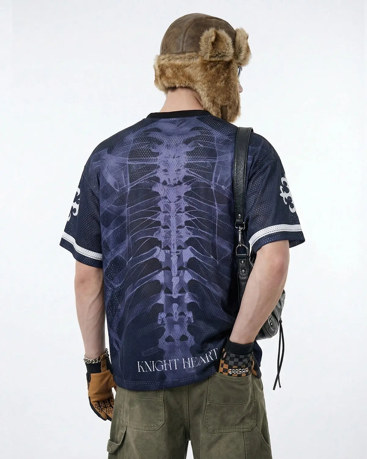 X-Ray Skeleton Graphic Mesh Jersey | Inflation Streetwear - Image 5